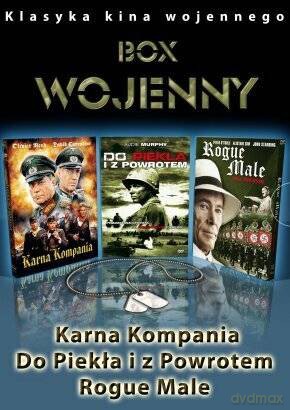 Klasyka Kina Wojennego: Rogue Male - Misja zabić Hitlera / Karna kompania / Do piekła i z powrotem BOX [3DVD]