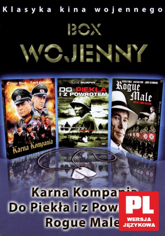 Klasyka Kina Wojennego: Rogue Male - Misja zabić Hitlera / Karna kompania / Do piekła i z powrotem BOX [3DVD]