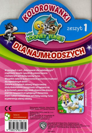Kolorowanki dla najmłodszych 1 Baby Looney Tunes