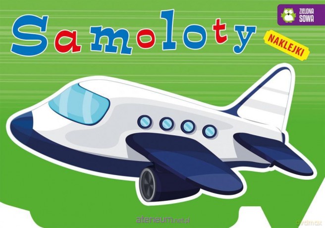 Kolorowanki z naklejkami - Samoloty