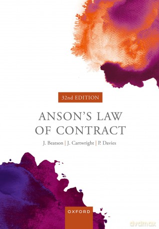 Anson's Law of Contract - Jack Beatson FBA [KSIĄŻKA]