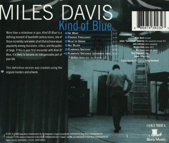 Miles Davis: Kind Of Blue (Reedycja) [CD]