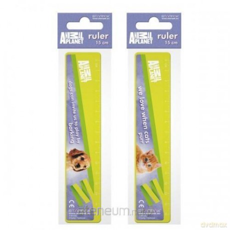 Linijka plastikowa 15cm Animal Planet Cute