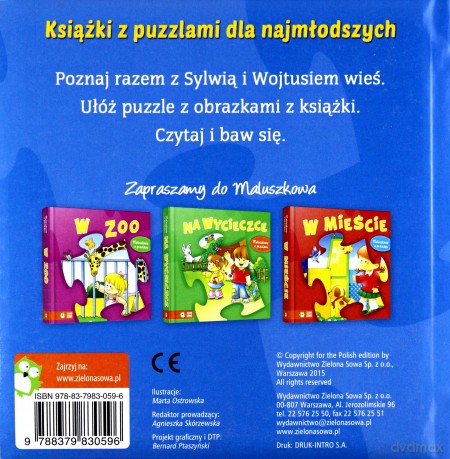 Maluszkowo z puzzlami. Na wsi [KSIĄŻKA]