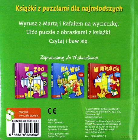 Maluszkowo z puzzlami. Na wycieczce [KSIĄŻKA]