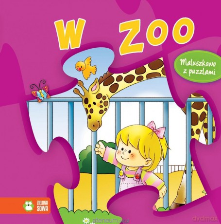 Maluszkowo z puzzlami. W zoo [KSIĄŻKA]