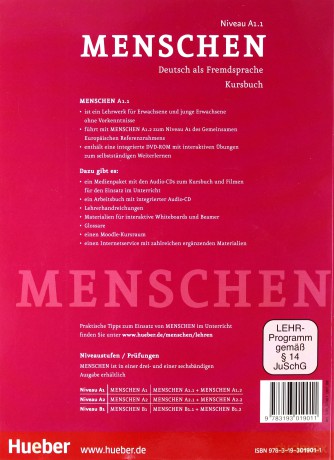 Menschen A1.1 KB [KSIĄŻKA]+[DVD]