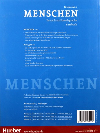 Menschen A2.2 KB [KSIĄŻKA]+[DVD]