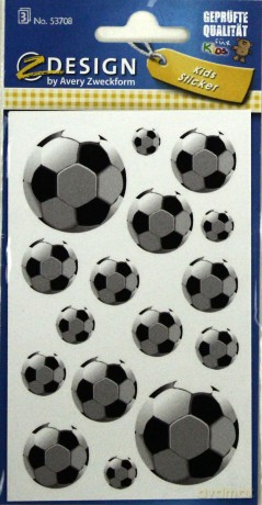 Naklejki papierowe - Football 3