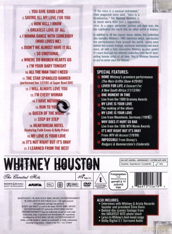 Whitney Houston: Greatest Hits [DVD]