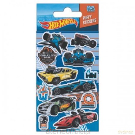 Naklejki Sticker BOO puffy Hot Wheels