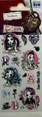 Naklejki Sticker BOO silver Ever After High