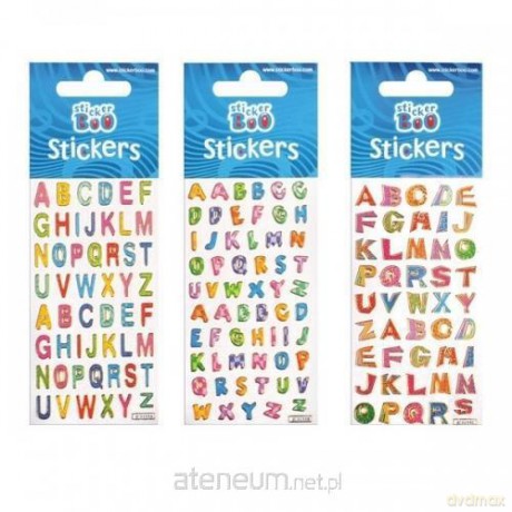 Naklejki Sticker BOO silver literki
