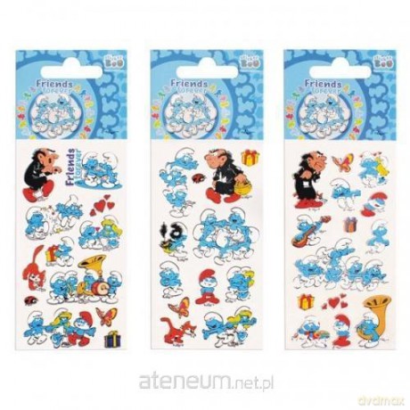 Naklejki Sticker BOO silver Smerfy
