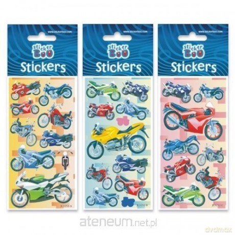 Naklejki Sticker BOO sliver motocykle
