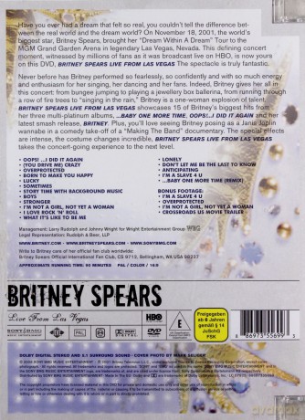 Britney Spears: Live From Las Vegas (Visual Milestones) [DVD]