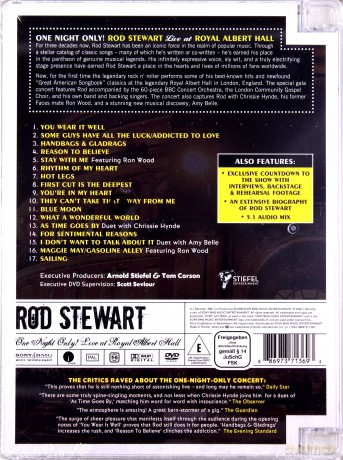 Rod Stewart: One Night Only! Rod Stewart Live At Royal Albert Hall (Visual Milestones) (jewel case) [DVD]