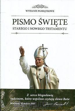 Pismo Święte Stary i Nowy Testament Wydanie pamiątkowe [KSIĄŻKA]