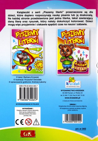 Piszemy literki [KSIĄŻKA]