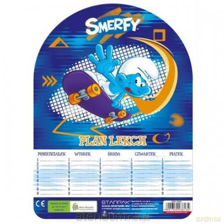 Plan lekcji Smerfy 25szt