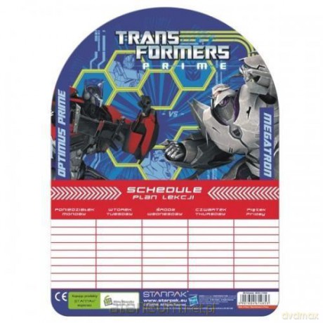 Plan lekcji Transformers 25szt