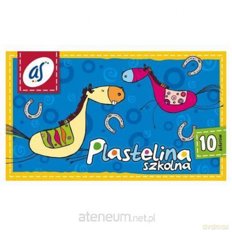 Plastelina Szkolna 10 kolorów AS
