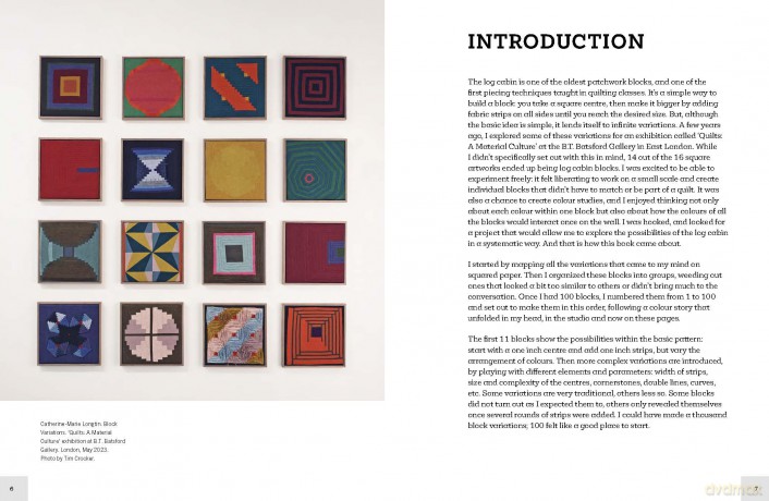 Log Cabin Quilt Blocks: 100 colour and pattern variations - Catherine-Marie Longtin [KSIĄŻKA]