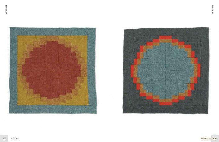Log Cabin Quilt Blocks: 100 colour and pattern variations - Catherine-Marie Longtin [KSIĄŻKA]