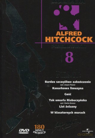 Alfred Hitchcock Przedstawia 08: Bardzo szczęśliwe zakończenie / Kanarkowa limuzyna / Gość / Tak umarła Riabuczyńska / List żelazny / W klasztornych murach (digibook) [DVD]