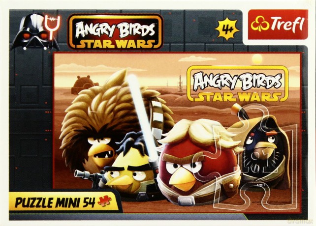 TREFL 54 mini Angry Birds Star Wars 3 [PUZZLE]