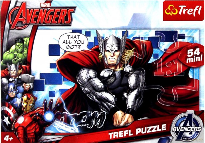 TREFL 54 mini Drużyna Avengers 1 [PUZZLE]