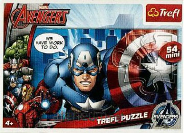 TREFL 54 mini Drużyna Avengers 4 [PUZZLE]
