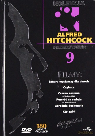 Alfred Hitchcock Przedstawia 09: Kto zabił / Powrót na święta / Czarna zasłona / Wystarczy lina / Czyhacz / Zbrodnia doskonała (digibook) [DVD]