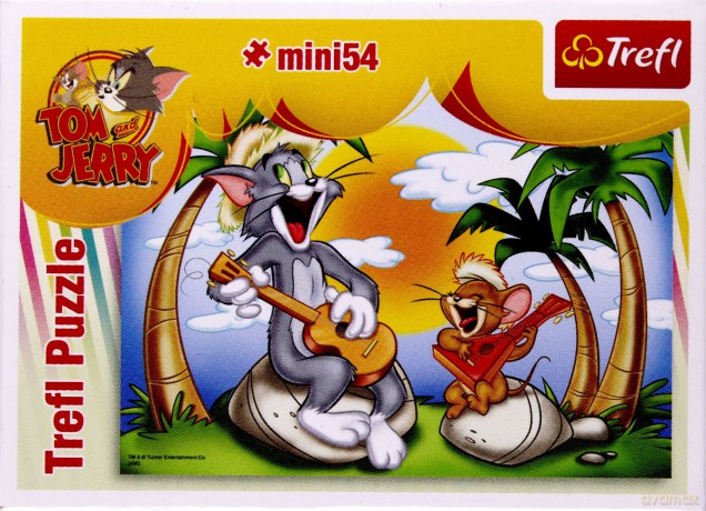 TREFL 54 mini Wakacje Toma&Jerry'ego Gitara [PUZZLE]