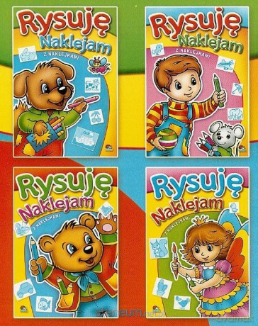 Rysuję, naklejam [KSIĄŻKA]
