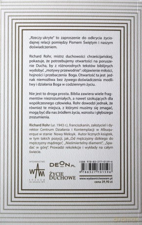 Rzeczy ukryte. Odkrywanie duchowości Pisma [KSIĄŻKA]
