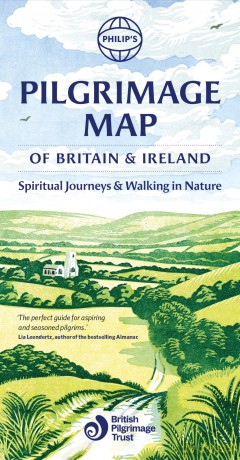 Philip's Pilgrimage Map of Britain and Ireland: Spiritual Journeys and Walking in Nature (Philip's Sheet Maps) - Philip's Maps [KSIĄŻKA]