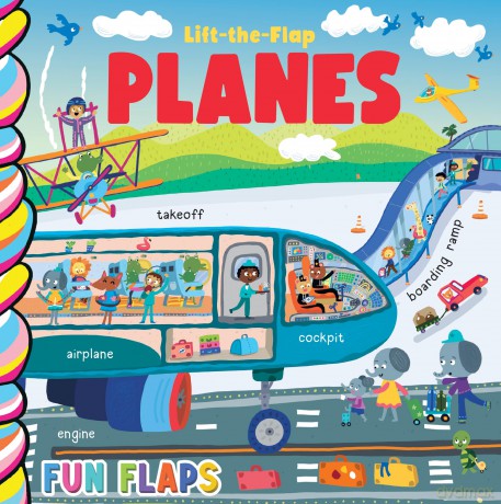 Planes (Fun Flaps) - Elena Sturgess [KSIĄŻKA]