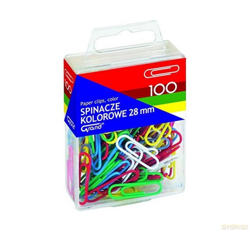Spinacze kolorowe (100szt)