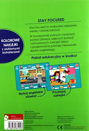 Stay Focused część 3 - Disney English [KSIĄŻKA]