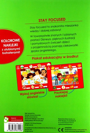 Stay Focused część 4 - Disney English [KSIĄŻKA]
