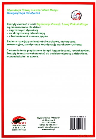 Stymulacja prawej i lewej półkuli Kategoryzacja [KSIĄŻKA]