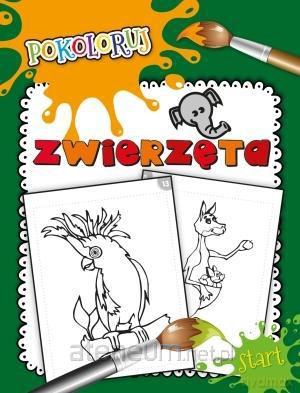 Zwierzęta. Pokoloruj [KSIĄŻKA]