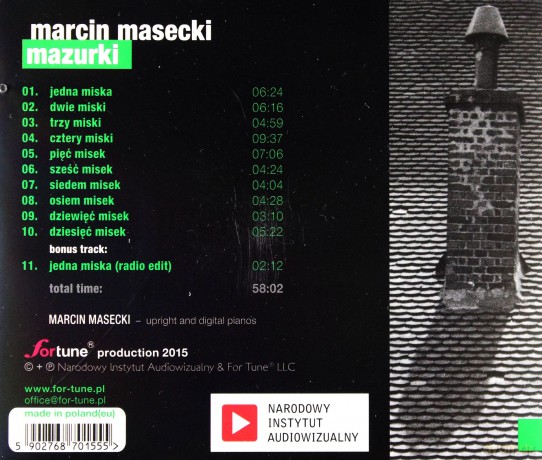 Marcin Masecki: Mazurki [CD]