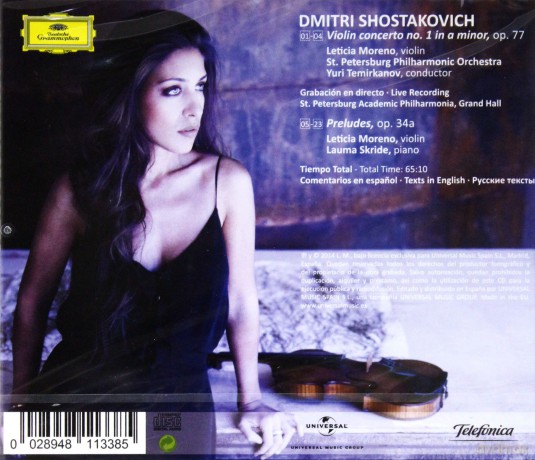 Leticia Moreno: Schostakovich [CD]