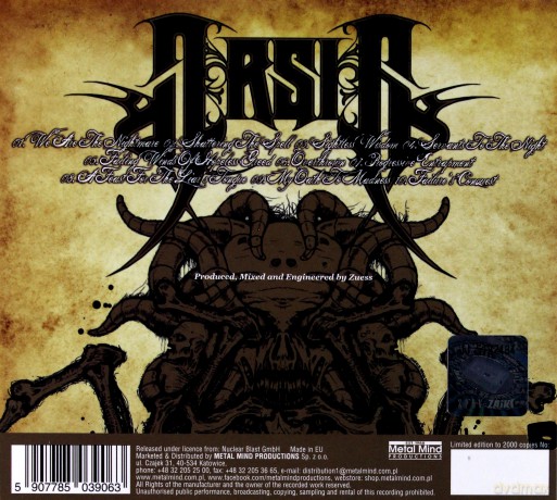 Arsis: We are the nightmare [CD]