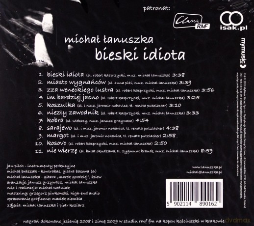 Michał Łanuszka: Bieski idiota [CD]