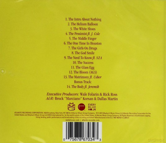 Wale: The Album About Nothing [CD]