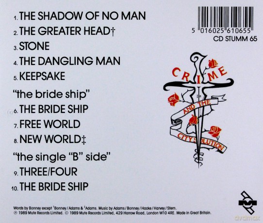 Crime And The City Solution: The Bride Ship [CD]