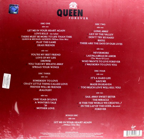 Queen: Queen Forever (Limited Edition) [BOX] [4xWinyl]